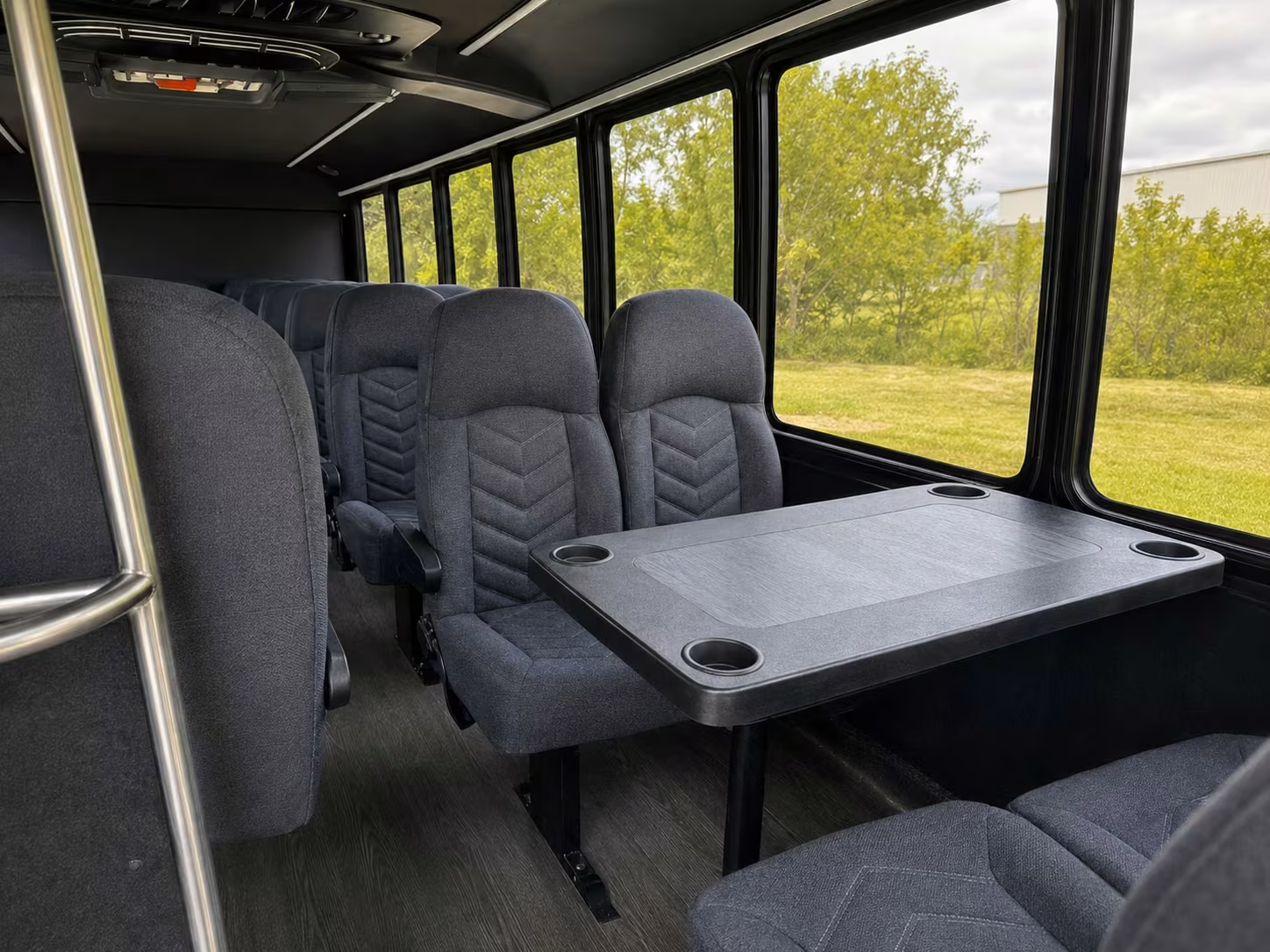 18 passenger minibus interior