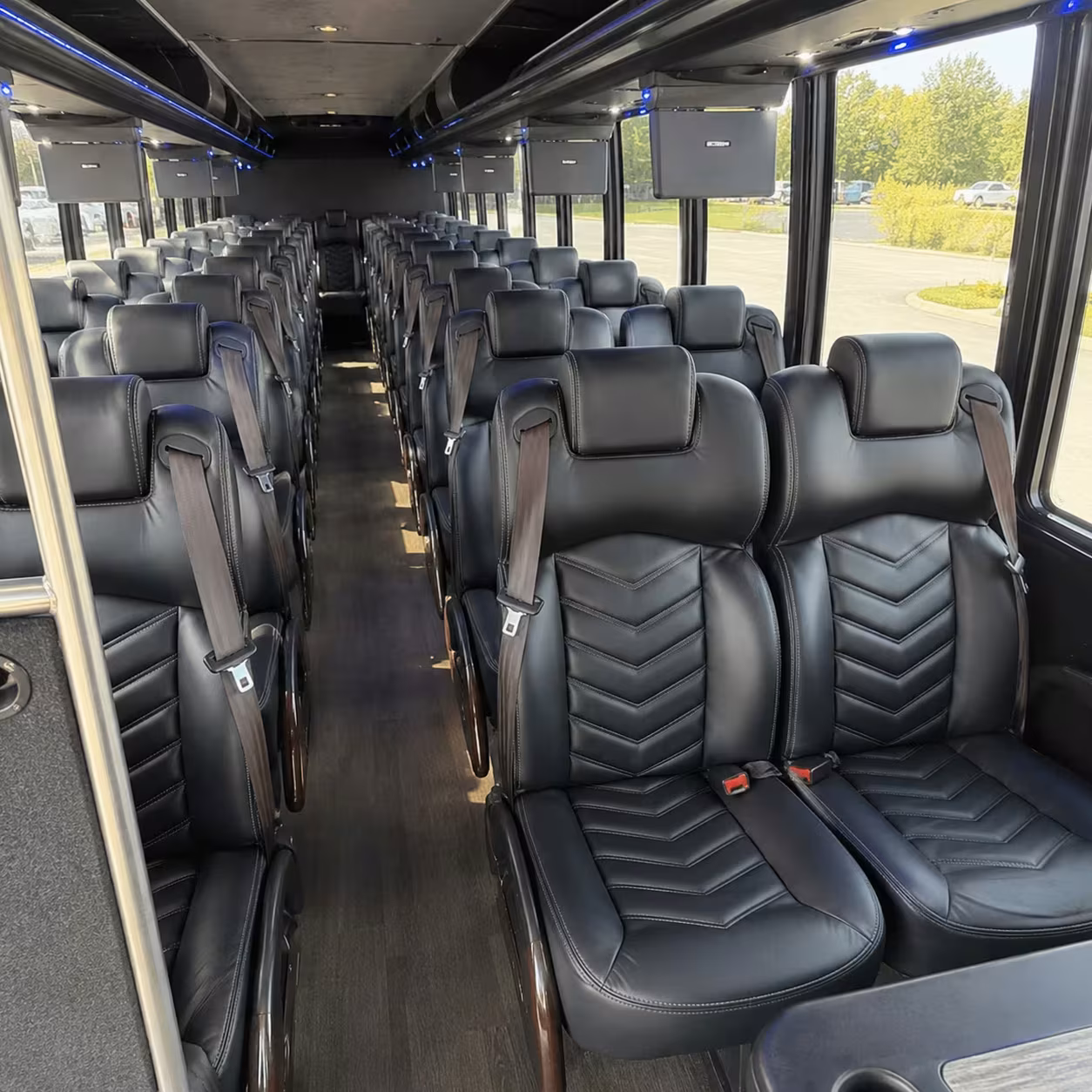 35 passenger minibus inside