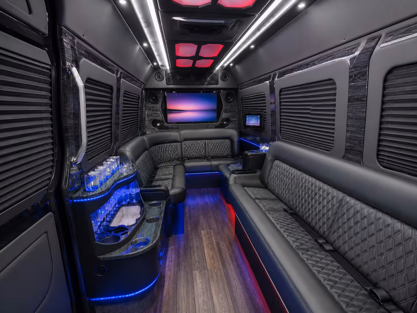 multi church event shuttle buses in union city